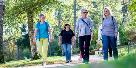 Heilklima: Spaziergang im Park